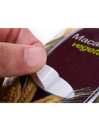 Velcro autoadhesivo ovalado liderpapel quita y pon blanco 35x12 mm blister de 18 unidades