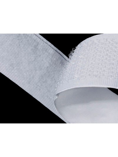 Cinta de cierre adhesiva liderpapel velcro blanco 20mm x 10m