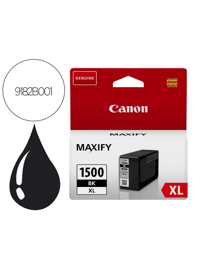 Ink-jet canon pgi-1500xl mb2050 / mb2150 / mb2155 / mb2350 / mb2750 / mb2755 negro Ink-jet canon pgi-1500xl mb2050 / mb2150 / mb2155 / mb2350 / mb2750 / mb2755 negro