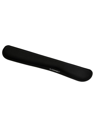 Reposamuñecas q-connect memory foam para teclado color negro 460x85x25 mm