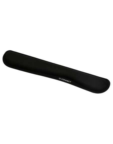 Reposamuñecas q-connect memory foam para teclado color negro 460x85x25 mm