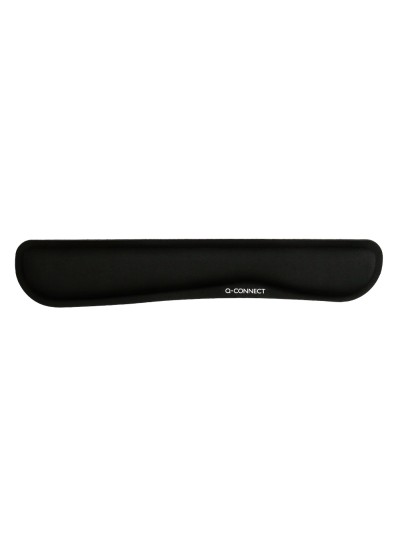Reposamuñecas q-connect memory foam para teclado color negro 460x85x25 mm