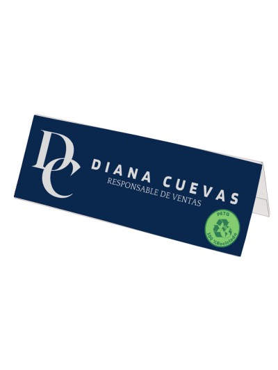 Identificador sobremesa archivo 2000 pet flexible 100% reciclable din a5 transparente 80x210x70 mm
