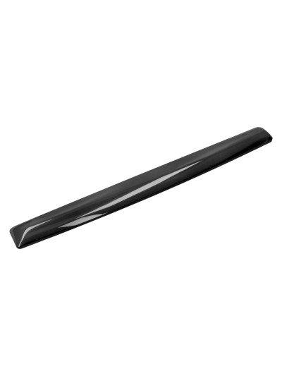 Reposamuñecas q-connect de gel para teclado color negro 525x58x17 mm