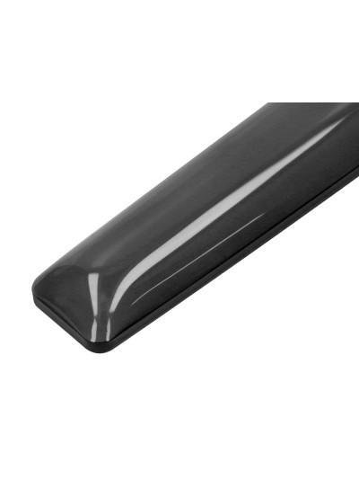 Reposamuñecas q-connect de gel para teclado color negro 525x58x17 mm