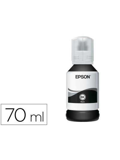 Tinta epson t114 eco tank et-8500 / 8550 negro botella 70 ml