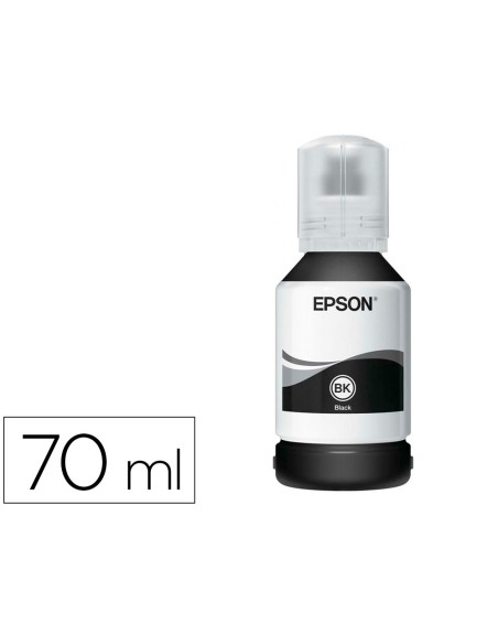 Tinta epson t114 eco tank et-8500 / 8550 negro botella 70 ml