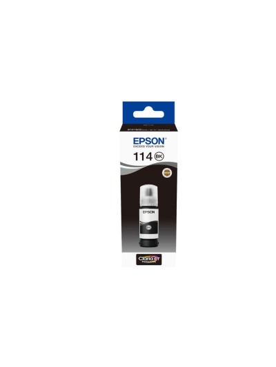 Tinta epson t114 eco tank et-8500 / 8550 negro botella 70 ml