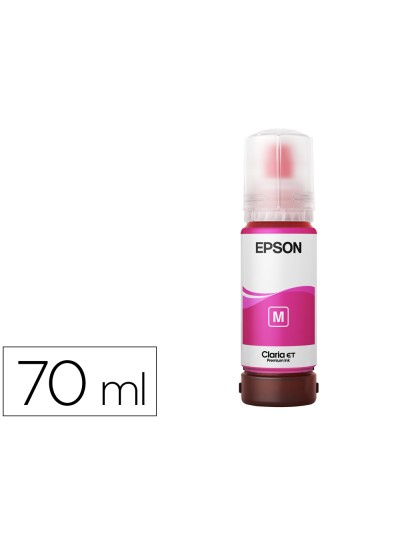 Tinta epson t114 eco tank et-8500 / 8550 magenta botella 70 ml