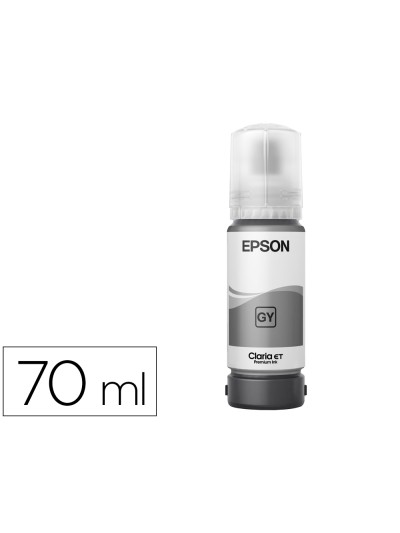 Tinta epson t114 eco tank et-8500 / 8550 gris botella 70 ml