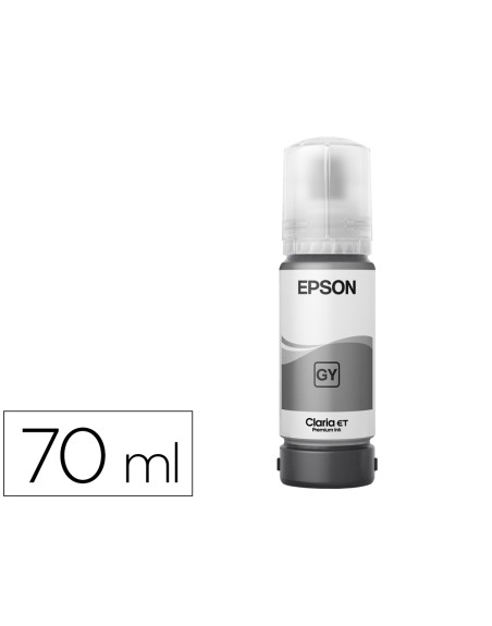 Tinta epson t114 eco tank et-8500 / 8550 gris botella 70 ml