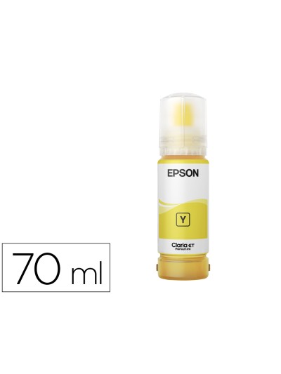 Tinta epson t114 eco tank et-8500 / 8550 amarillo botella 70 ml