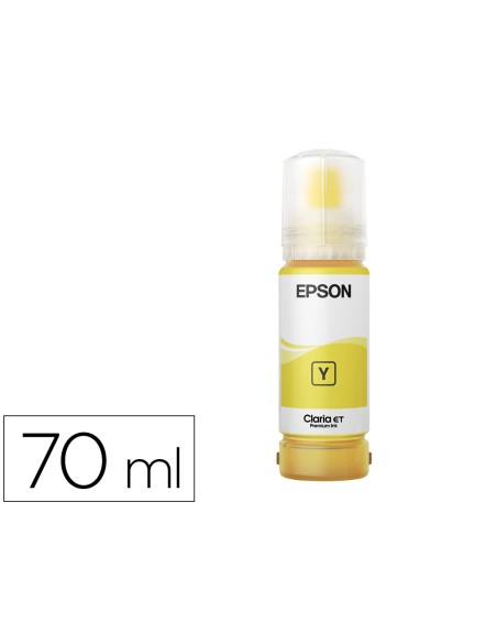 Tinta epson t114 eco tank et-8500 / 8550 amarillo botella 70 ml