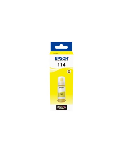 Tinta epson t114 eco tank et-8500 / 8550 amarillo botella 70 ml