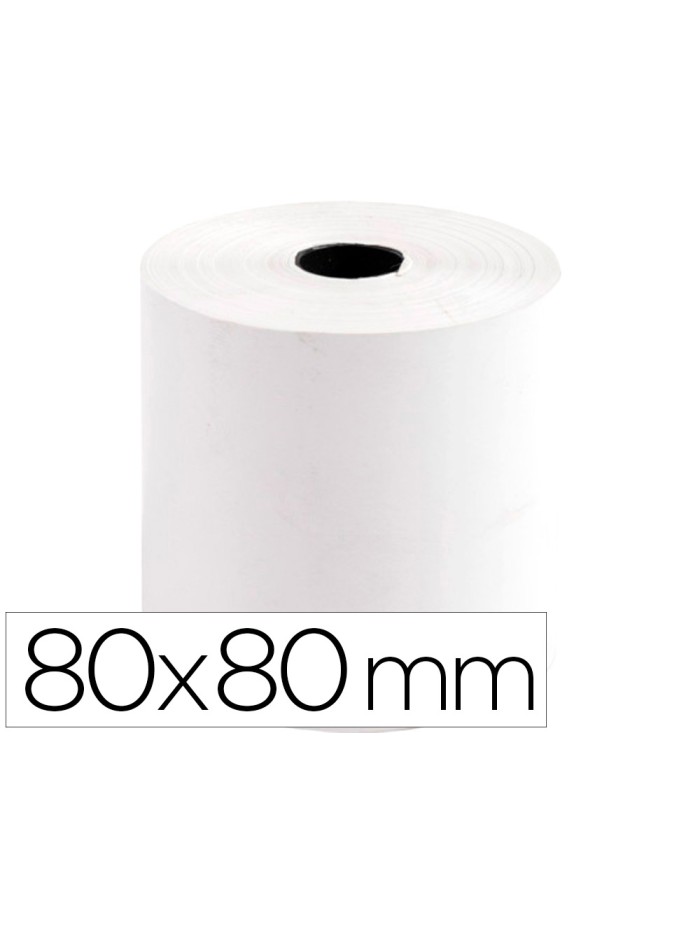 Rollo sumadora termico greening 80 mm ancho x 80 mm diametro sin bisfenol a papel de 70 g/m2 Rollo sumadora termico greening 80 mm ancho x 80 mm diametro sin bisfenol a papel de 70 g/m2