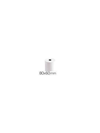 Rollo sumadora termico greening 80 mm ancho x 60 mm diametro sin bisfenol a papel de 70 g/m2