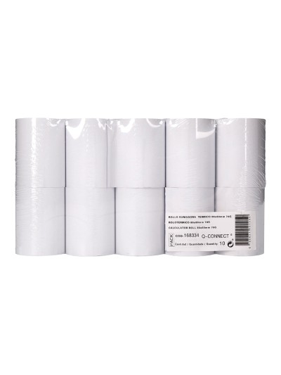 Rollo sumadora termico greening 80 mm ancho x 60 mm diametro sin bisfenol a papel de 70 g/m2
