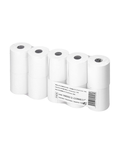 Rollo sumadora termico greening 57 mm ancho x 47mm diametro para tpv sin bisfenol a papel de 70 g/m2