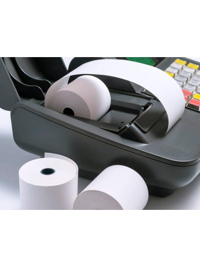 Rollo sumadora termico greening 57 mm ancho x 47mm diametro para tpv sin bisfenol a papel de 70 g/m2