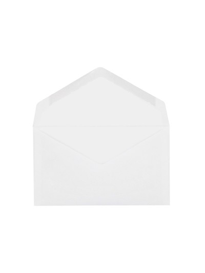 Sobre liderpapel blanco con fondo 95x162 mm engomado solapa de pico caja de 500 unidades