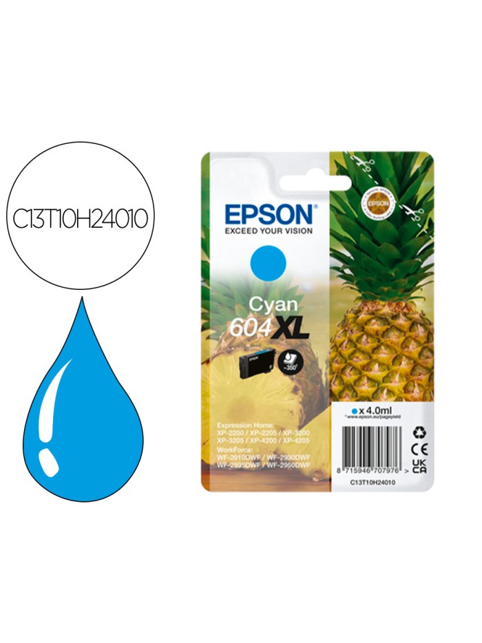 Ink-jet epson 604xl expression home xp-2200 / 2205 / 3200 / 3205 / 4200 / 4205 / wf-2910 series color Ink-jet epson 604xl expression home xp-2200 / 2205 / 3200 / 3205 / 4200 / 4205 / wf-2910 series color
