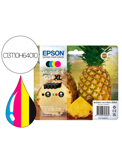 Ink-jet epson 604xl expression home xp-2200 / 2205 / 3200 / 3205 / 4200 / 4205 / wf-2910 series pack de