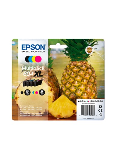 Ink-jet epson 604xl expression home xp-2200 / 2205 / 3200 / 3205 / 4200 / 4205 / wf-2910 series pack de