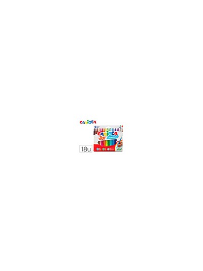 Rotulador carioca joy caja de 18 colores surtidos