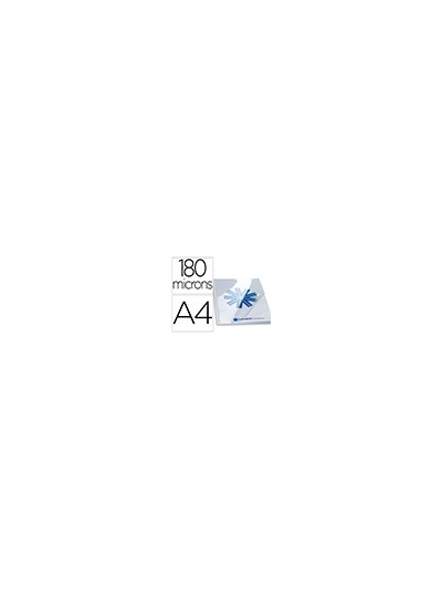 Tapa de encuadernacion gbg pvc cristal transparente 180 mc din a4 pack de 100 unidades