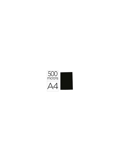 Tapa de encuadernacion gbg polipropileno polycover opaca 500 mc din a4 color negro pack de 100 unidades