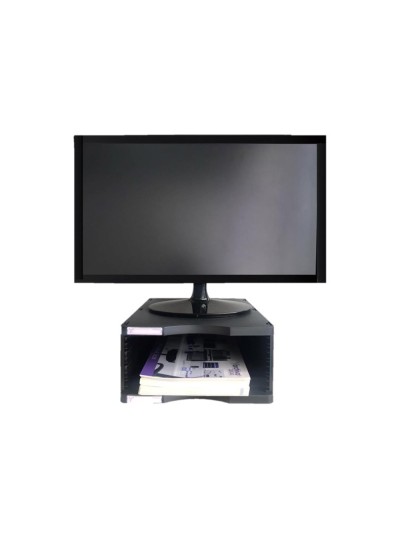 Soporte archivo 2000 para monitor poliester 100% reciclado con compartimento para formatos din a4 y folio