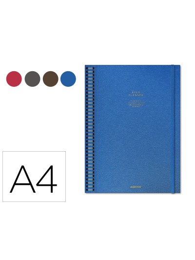 Cuaderno aula planner additio din a4 160 paginas plan anual y mensual con programacion y evaluacion catalan
