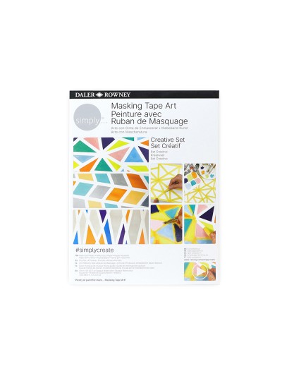 Set de pintura daler rowney simply creativo masking