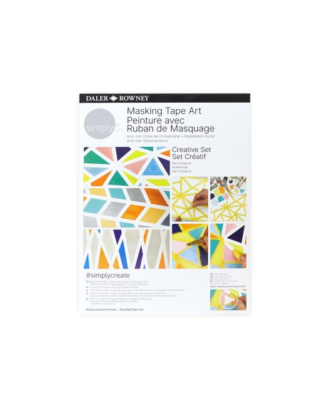 Set de pintura daler rowney simply creativo masking