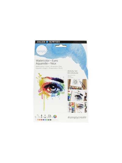 Set acuarela daler rowney simply activity