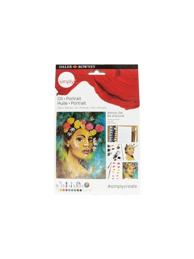 Set pintura oleo daler rowney simply activity