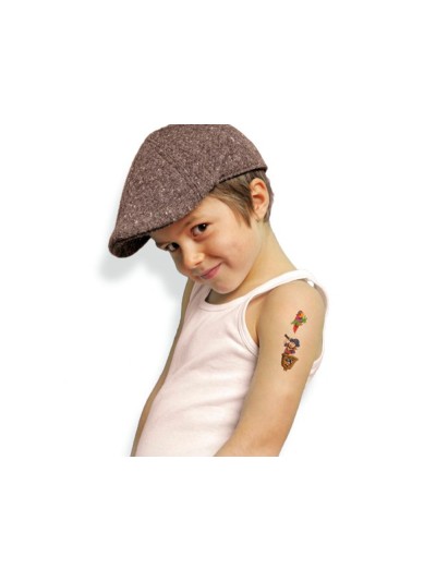 Pegatinas avery tatuaje 6 modelos diferentes expositor de 60 blister surtidos