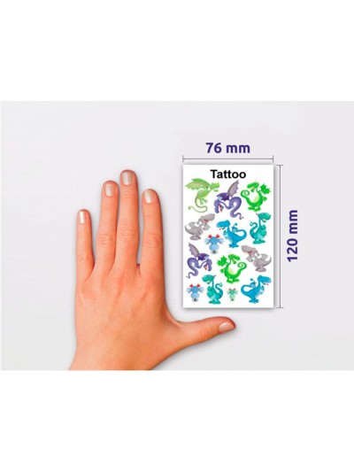 Pegatinas avery tatuaje 6 modelos diferentes expositor de 60 blister surtidos