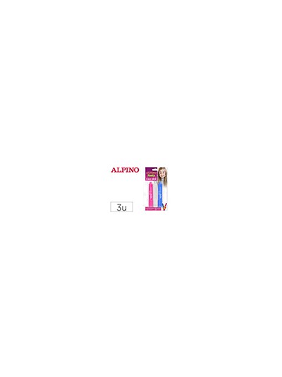 Barra de maquillaje alpino fiesta face stick princesas blister de 3 unidades colores surtidos