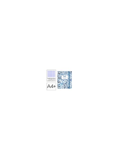 Carpeta con recambio oxford europeanbinder japandi din a4+ cuadro 5x5 120 hojas