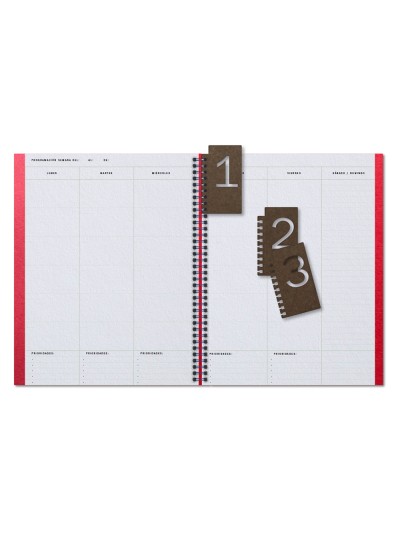 Cuaderno aula planner additio din a4 160 paginas plan anual y mensual con programacion y evaluacion