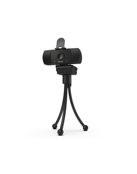 Camara webcam gaming krom 1080p hd con microfono y tripode incluido