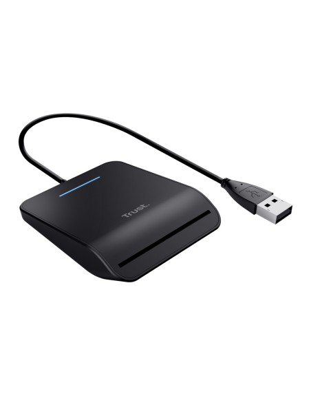 Lector de tarjetas trust primo dni smartcard usb-a color negro