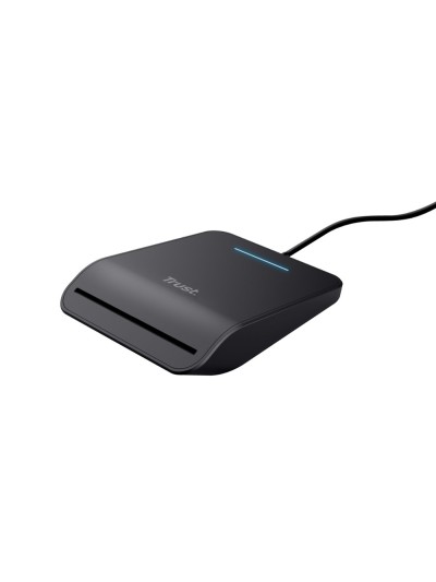Lector de tarjetas trust primo dni smartcard usb-a color negro