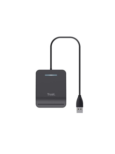 Lector de tarjetas trust primo dni smartcard usb-a color negro