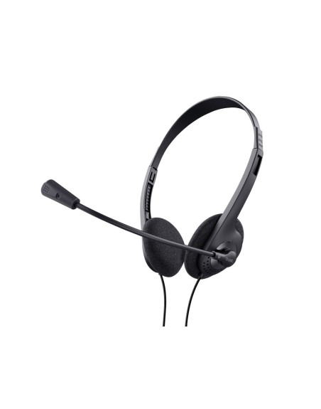 Auricular trust basics con microfono ajustable usb 2.0 longitud cable 180 cm color negro