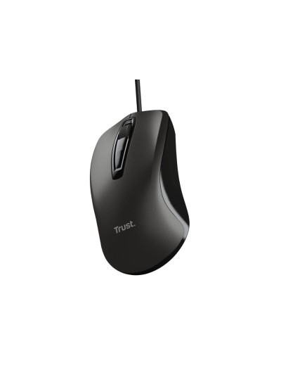 Raton trust basic optico 4 botones 1200 dpi usb 2.0 color negro