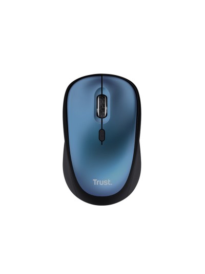 Raton trust yvi+ optico inalambrico eco 4 botones 800/1600 dpi usb 2.0 color azul