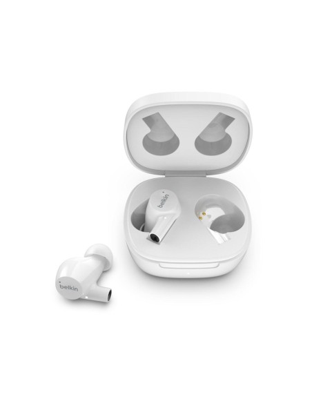 Auricular bluetooth belkin auc004btwh true wireless soundform rise color blanco
