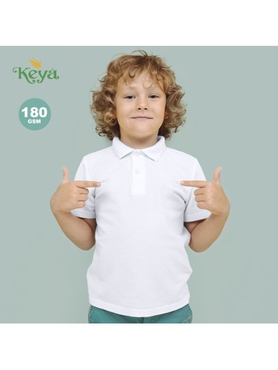Polo Niño Blanco "keya" YPS180